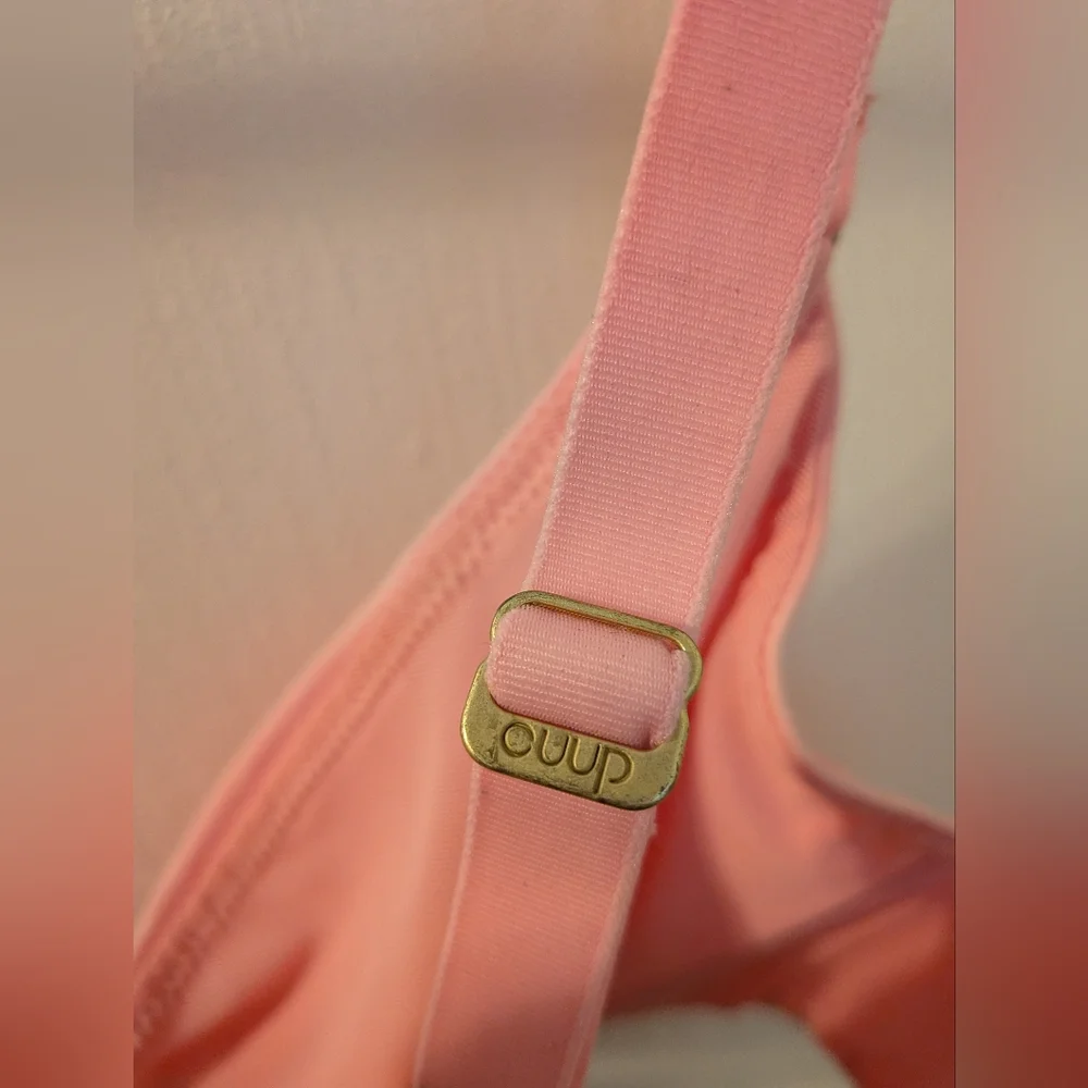CUUP Pink Satin Plunge Bra - 34C